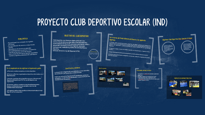 PROYECTO CLUB DEPORTIVO ESCOLAR (IND) by DANIELA SOTO GALDAMES