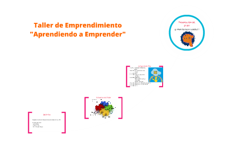 Taller de Emprendimiento "Aprendiendo a Emprender" by on Prezi