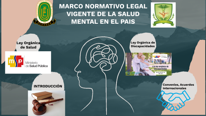 MARCO NORMATIVO LEGAL VIGENTE DE LA SALUD MENTAL DEL PAIS by Israel