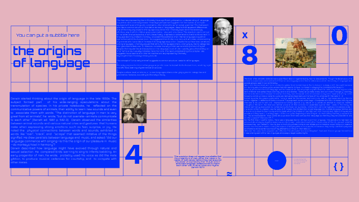 the origins of language by Melina Abbasi on Prezi