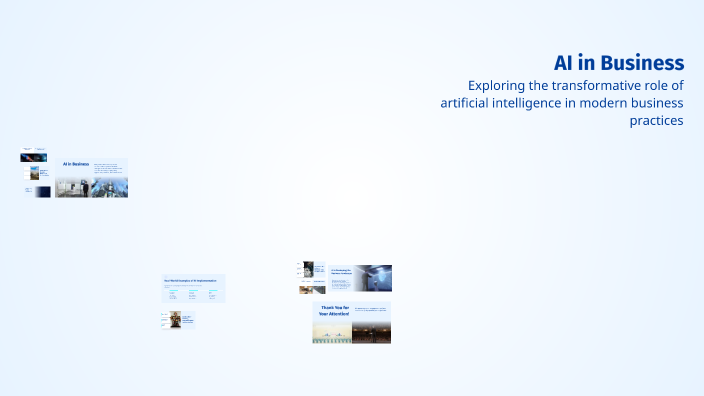 AI in Business by Mariam Abdelsamie on Prezi