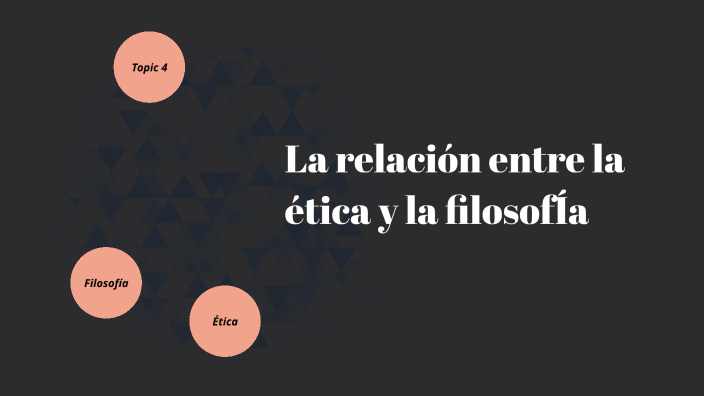 relacion entre la etica y filosofia by Blanca Ramirez