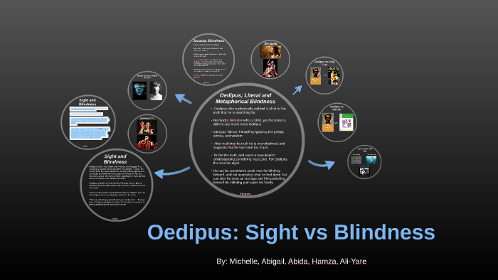 oedipus and the blind prophet tells him quote