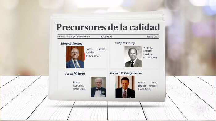 Precursores de la calidad by Esteban Cardona Valenzuela on Prezi