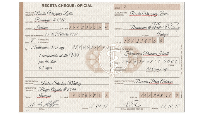 Receta cheque by Dayanna Cautín Meza on Prezi Next
