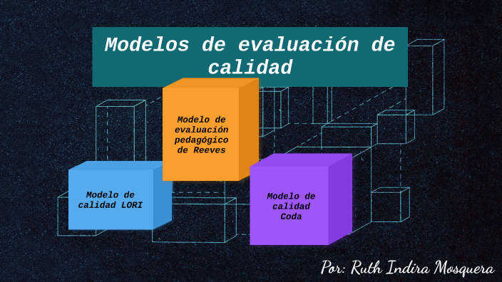 Modelos de evaluación de calidad by Ruth Mosquera on Prezi