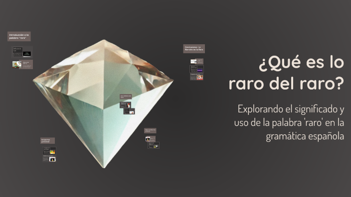 ¿Qué es lo raro del raro? by Jaime Flores on Prezi