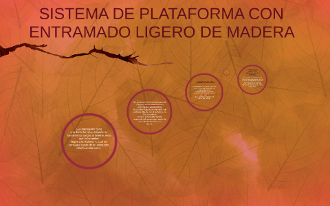 SISTEMA DE PLATAFORMA CON ENTRAMADO LIGERO DE MADERA by lizbeth Ao on Prezi