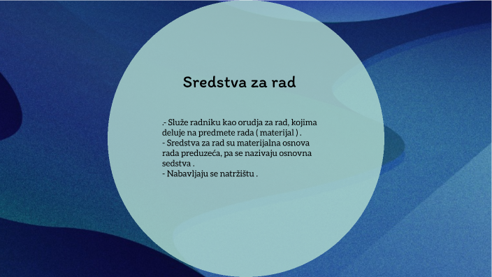 Sredstva i predmeti za rad by Jovana Matić on Prezi