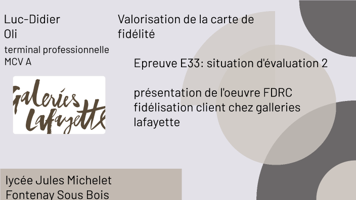 action FDRC fidélisation by luc Didier oli on Prezi