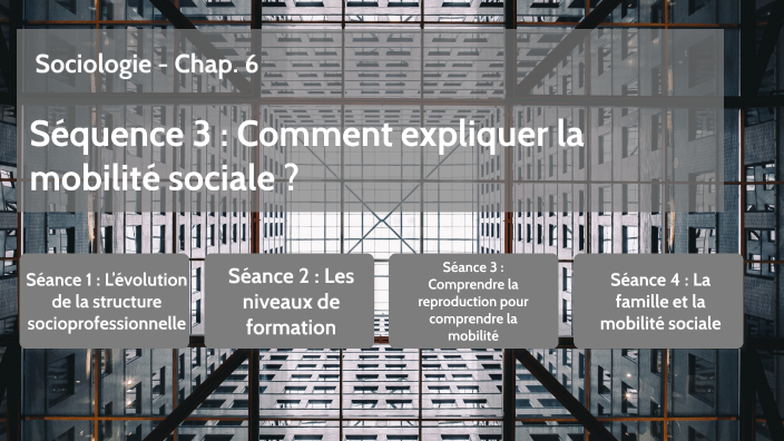 2024 Term Socio C7 Séquence 3 : Comment expliquer la mobilité sociale ...