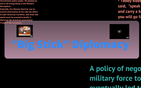 "Big Stick" Diplomacy by Mark Krzysiak on Prezi