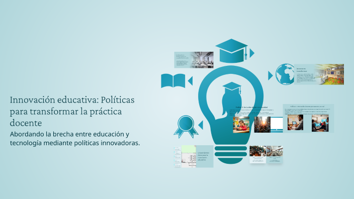 Innovación educativa: Políticas para transformar la práctica docente by ...