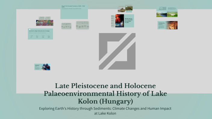 Late Pleistocene and Holocene Palaeoenvironmental History of Lake Kolon ...