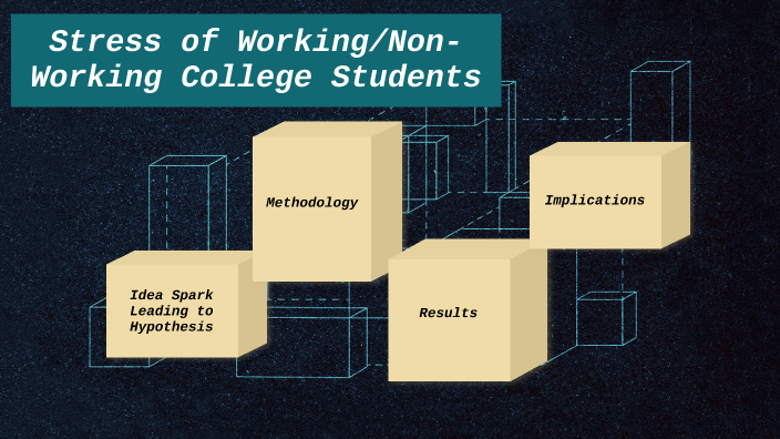 Stress of Working and Non-Working College Students by Olivia Wright on ...