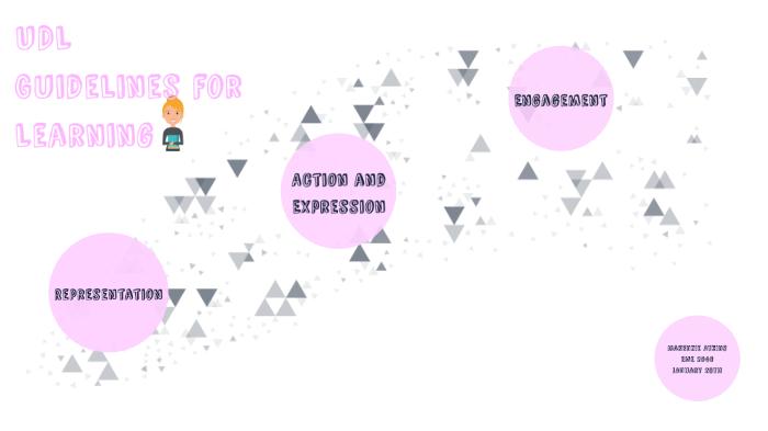 UDL Guidelines for Learning by Makenzie Atkins on Prezi