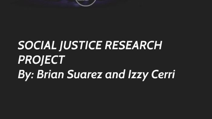 social justice research topics