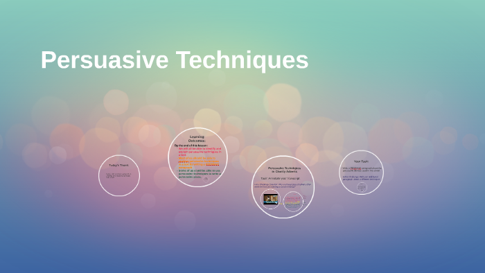 Persuasive Techniques by Abby Mellor on Prezi