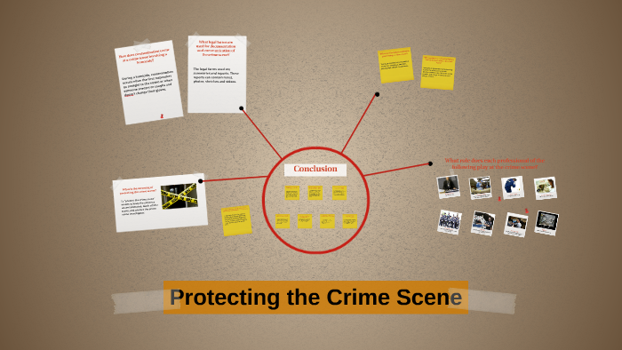 What is the meaning of protecting the crime scene? by camille belton