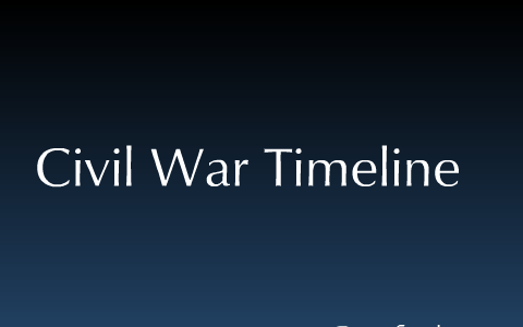 Civil War Timeline Project by jacob holland on Prezi