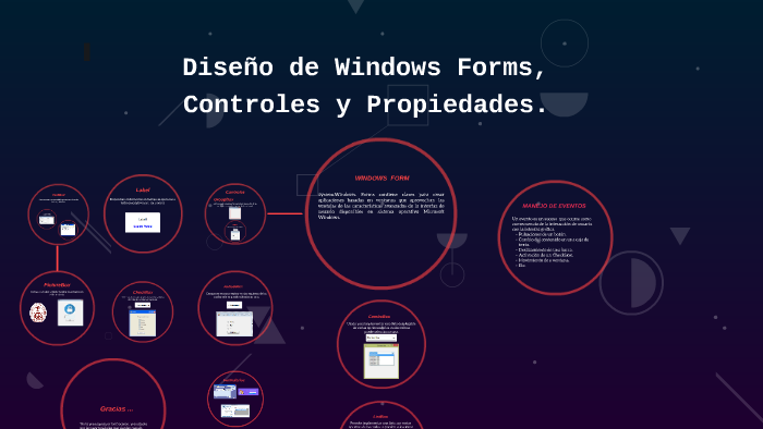 Diseño de Windows Forms. Controles y Propiedades. by jose luis sanchez ...