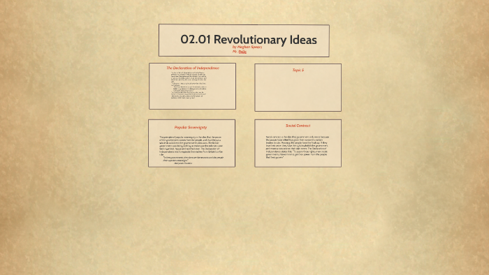 assignment 02.01 revolutionary ideas