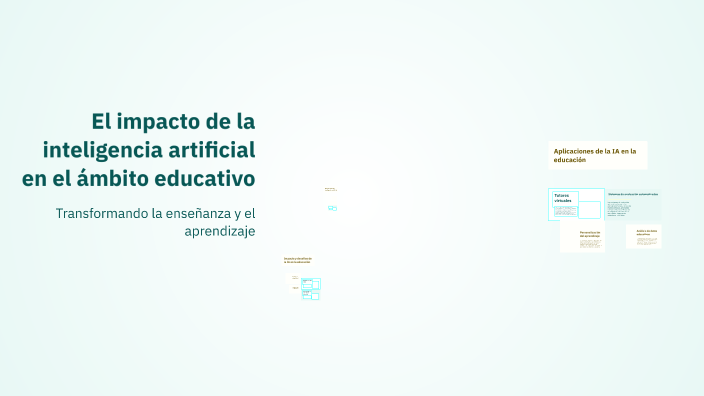 El impacto de la inteligencia artificial en el ámbito educativo by ...
