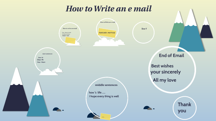 how to email a prezi presentation