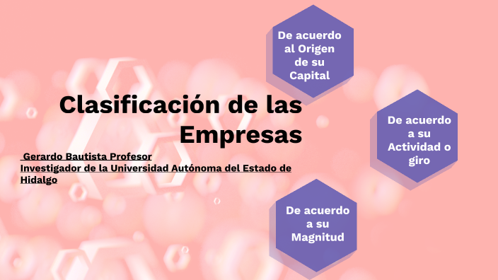 Clasificación de las Empresas by Estefania Tellez on Prezi