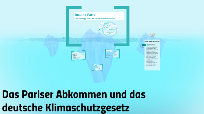 Das Pariser Abkommen und das deutsche Klimaschutzgesetz by Berenice ...
