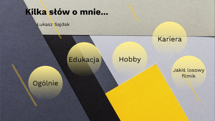 Kilka Slow O Mnie By Łukasz Sajdak On Prezi 9546