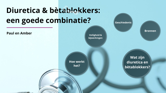 Diuretica & bètablokkers: een goede combinatie? by Amber Brouwers on Prezi