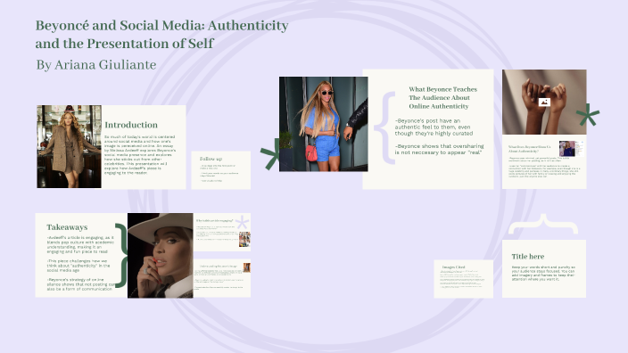 Beyoncé and Social Media: Authenticity and the Presentation of Self by ...