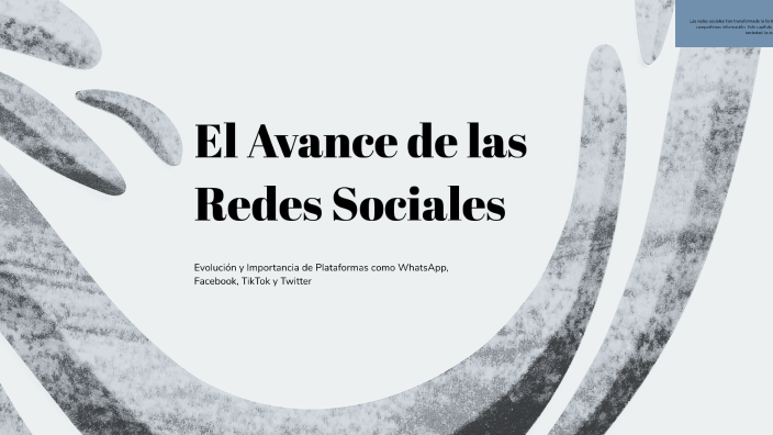 El Avance de las Redes Sociales by Ivan jose Rodriguez sequeda on Prezi