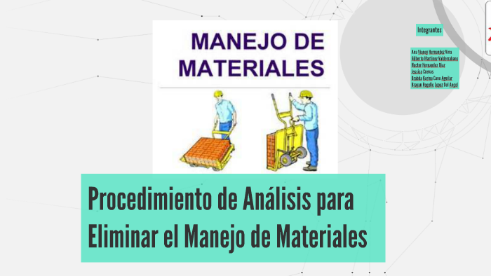 Procedimiento y Analisis para eliminar el manejo de
