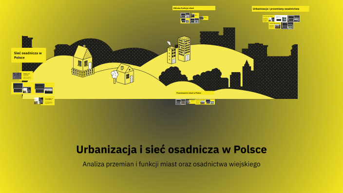 Urbanizacja i sieć osadnicza w Polsce by Agnieszka Droździel on Prezi