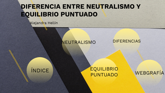 DIFERENCIA ENTRE NEUTRALISMO Y EQUILIBRIO PUNTUADO by alejandra hellin ...