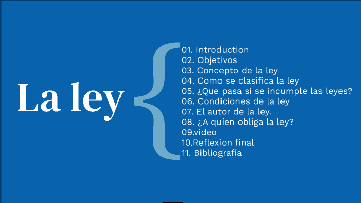 La ley by Brian Emmanuel German Perez on Prezi
