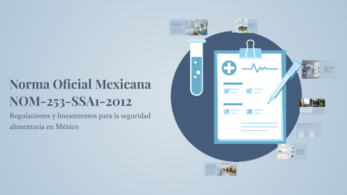Norma Oficial Mexicana NOM-253-SSA1-2012 by Angelique Maythe Martínez