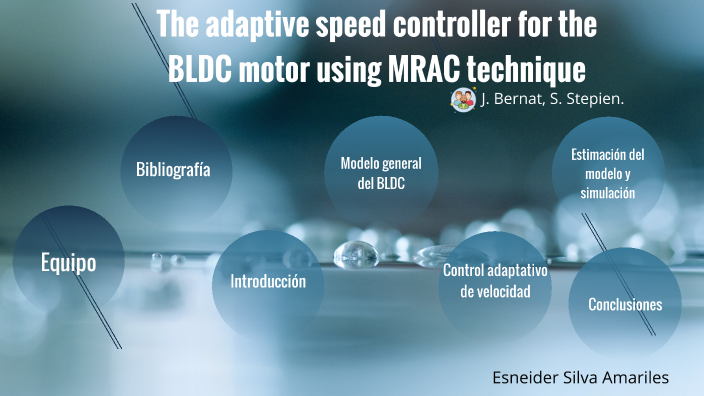 The adaptive speed controller for the BLDC motor using MRAC technique ...