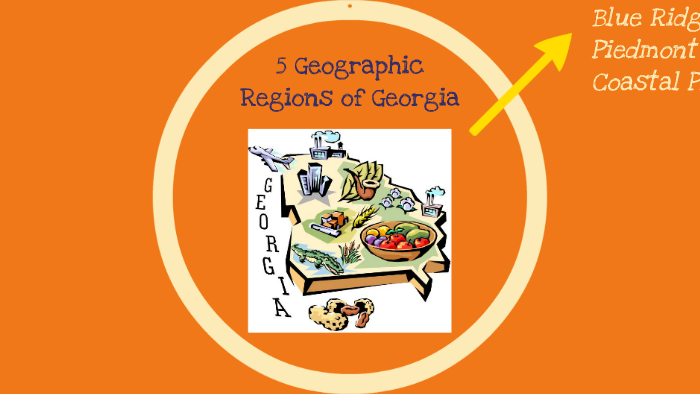 Five Geographic Regions of Georgia by Shanna Bottongino on Prezi