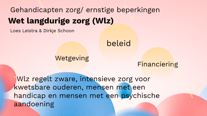 Wet Langdurige Zorg By Dirkje Schoon On Prezi