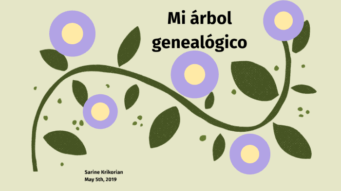 family tree by on Prezi