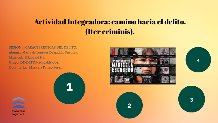 Carac. del Delito. by Maria de Lourdes Delgadillo Fuentes on Prezi