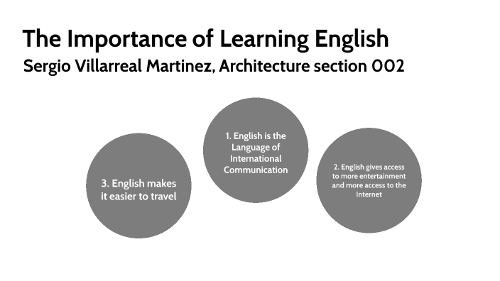 The Importance of Learning English by Sergio Villarreal on Prezi