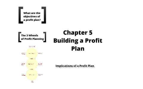 Chapter 5 Building a Profit Plan by Frederieke van Oppen on Prezi