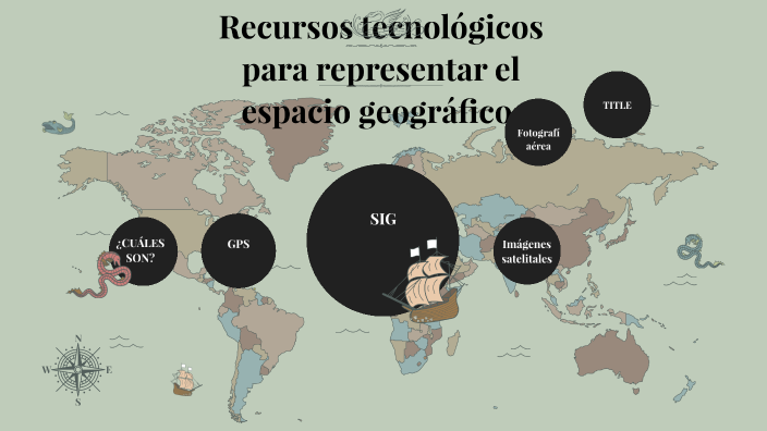RECURSOS TECNÓLOGICOS PARA REPRESENTAR EL ESPACIO GEOGRÁFICO. by Kenny