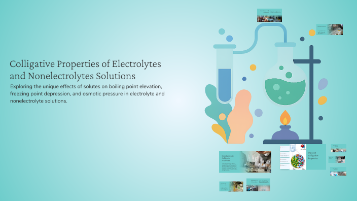 Colligative Properties of Electrolytes and Nonelectrolytes Solutions by ...