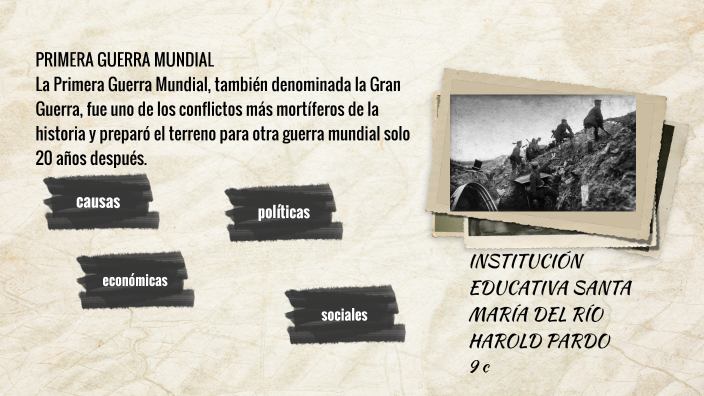 la primera guerra mundial by Jazmin Alfonso on Prezi
