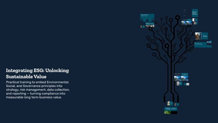 Integrating ESG: Unlocking Sustainable Value by AI GEO NAVIGATORS on Prezi